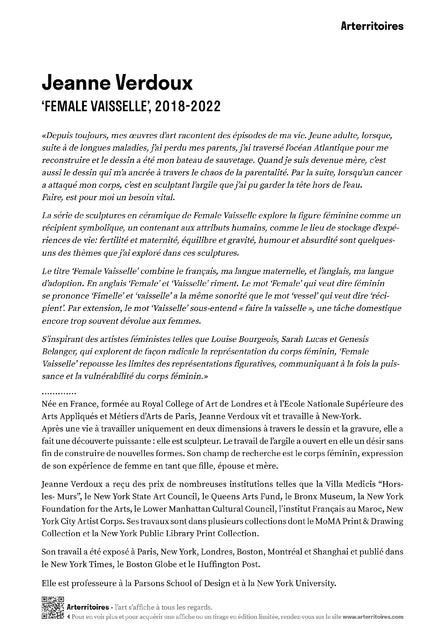 Female Vaisselle, 2018-2022